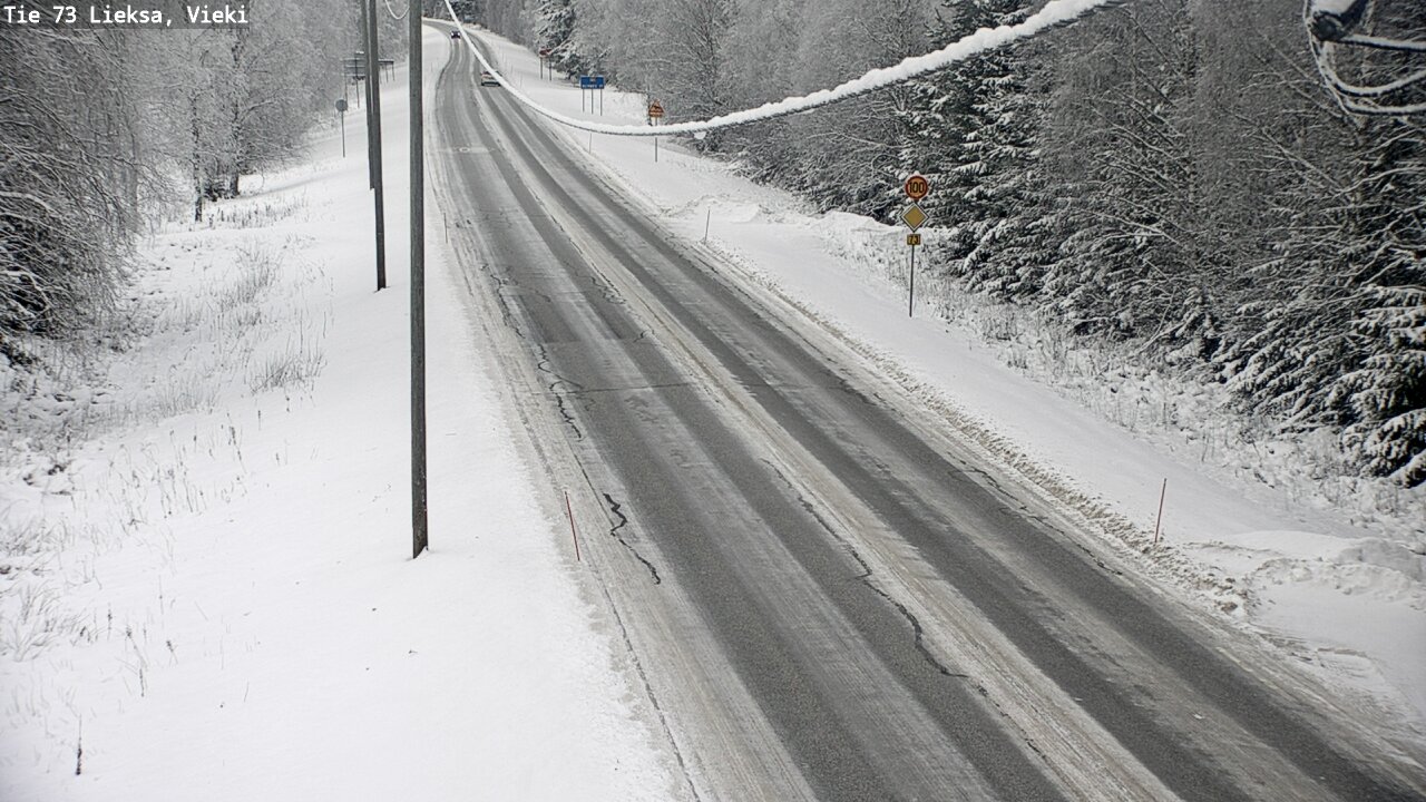 Kelikamerat Kuva Tie 73 Lieksa; Vieki, Lieksa, Pohjois-Karjala