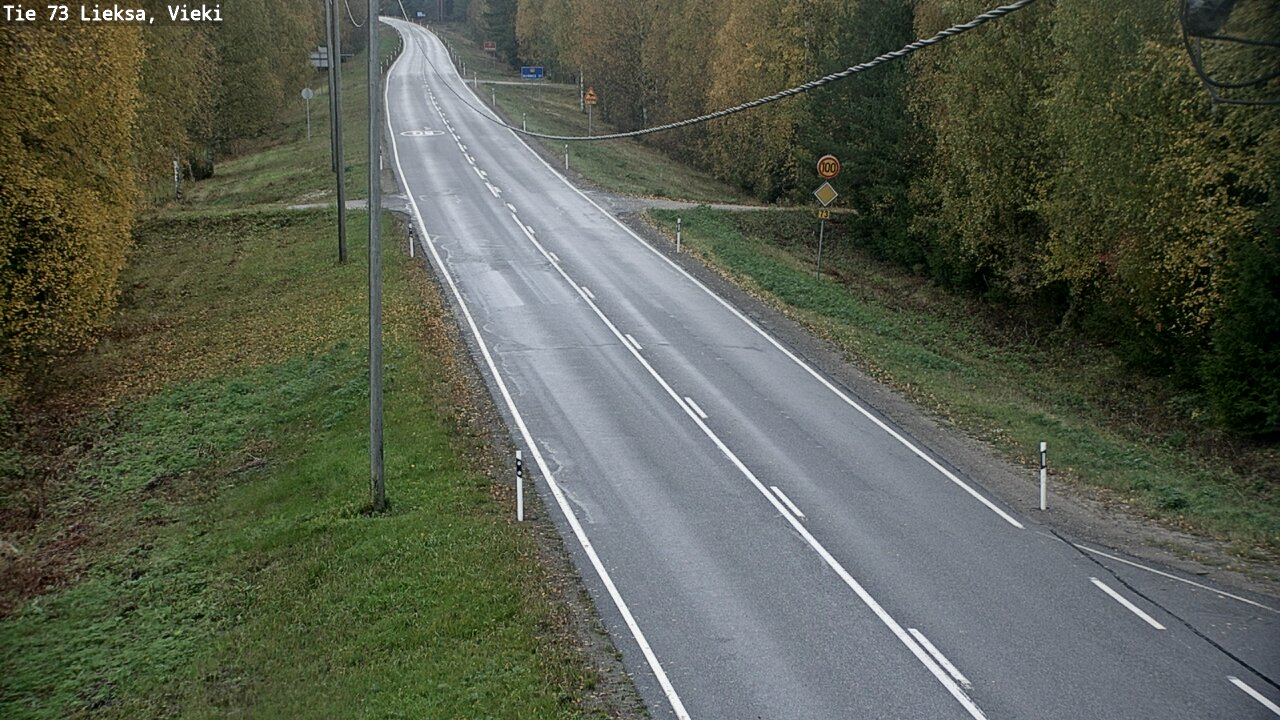 Kelikamerat Kuva Tie 73 Lieksa; Vieki, Lieksa, Pohjois-Karjala