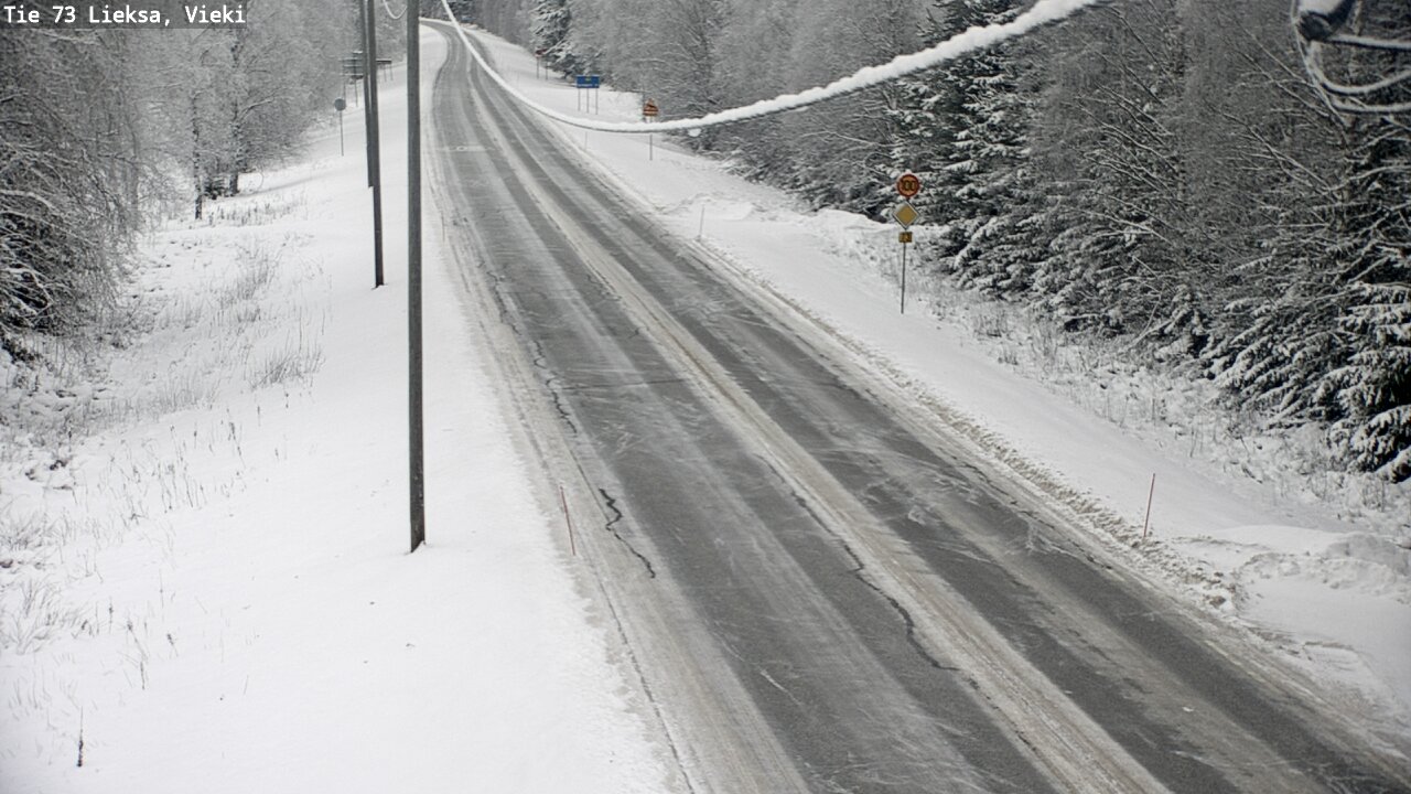 Kelikamerat Kuva Tie 73 Lieksa; Vieki, Lieksa, Pohjois-Karjala