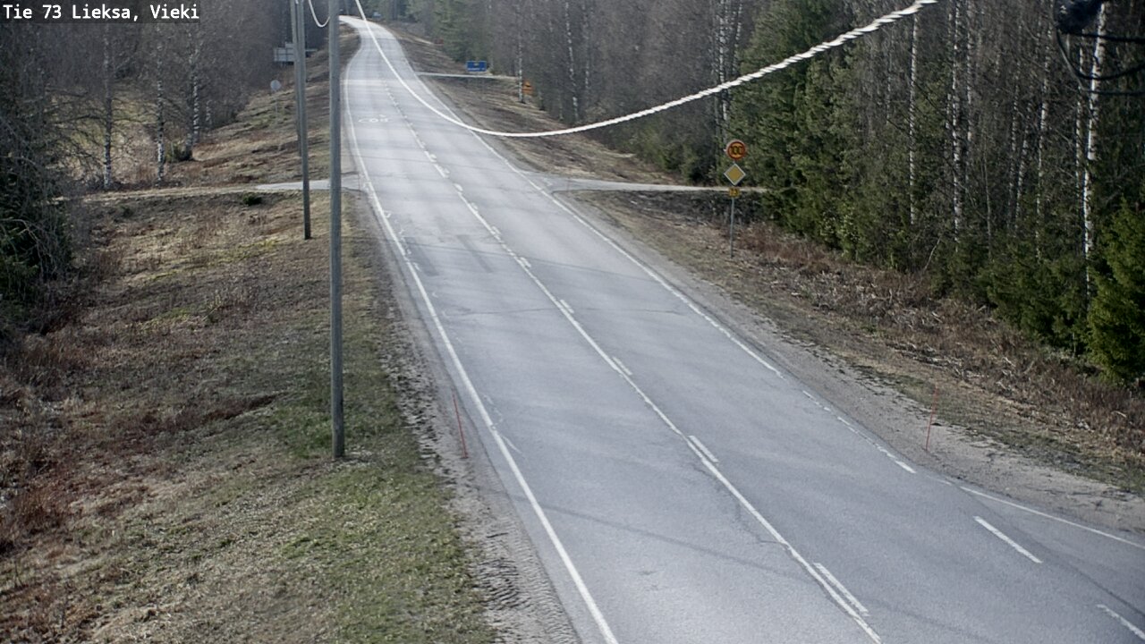 Kelikamerat Kuva Tie 73 Lieksa; Vieki, Lieksa, Pohjois-Karjala