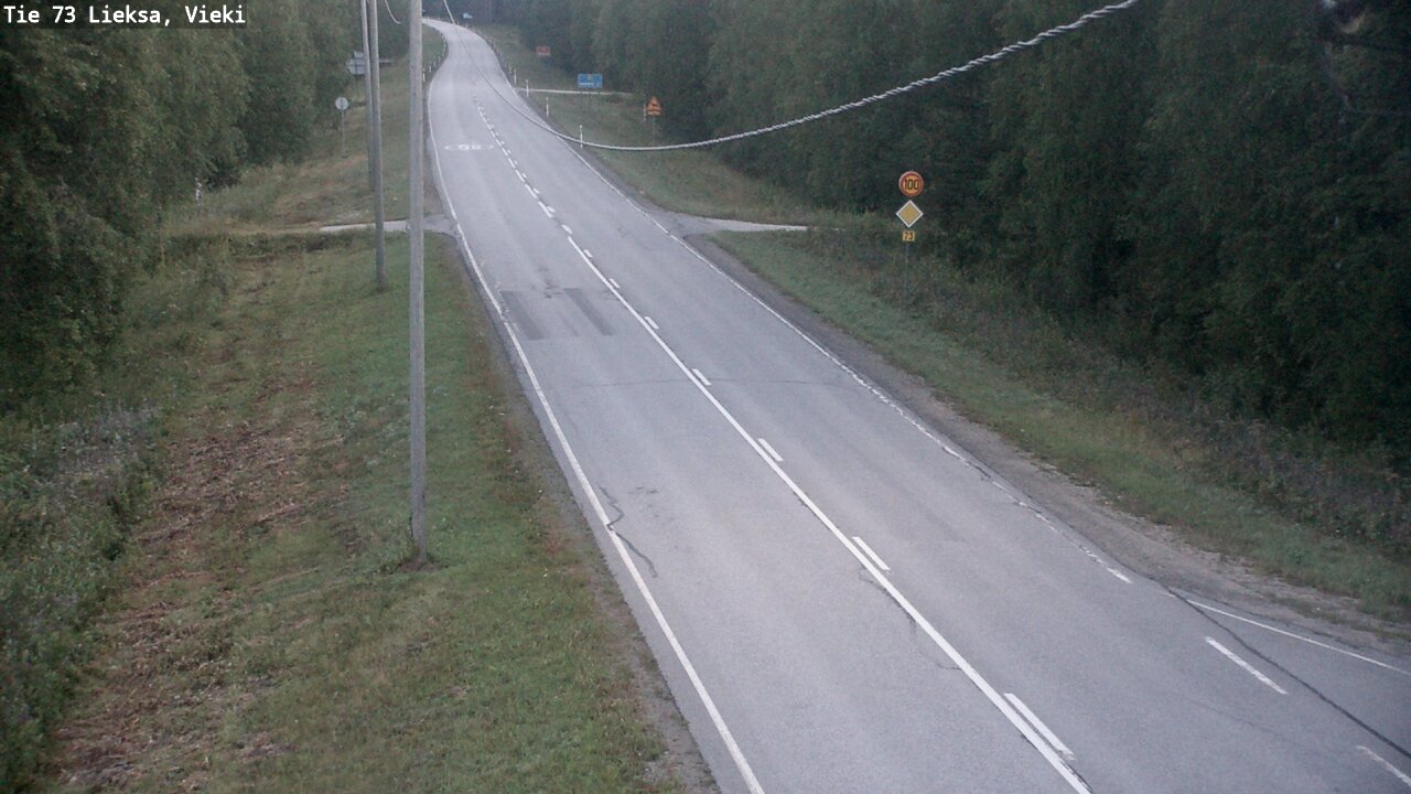 Kelikamerat Kuva Tie 73 Lieksa; Vieki, Lieksa, Pohjois-Karjala