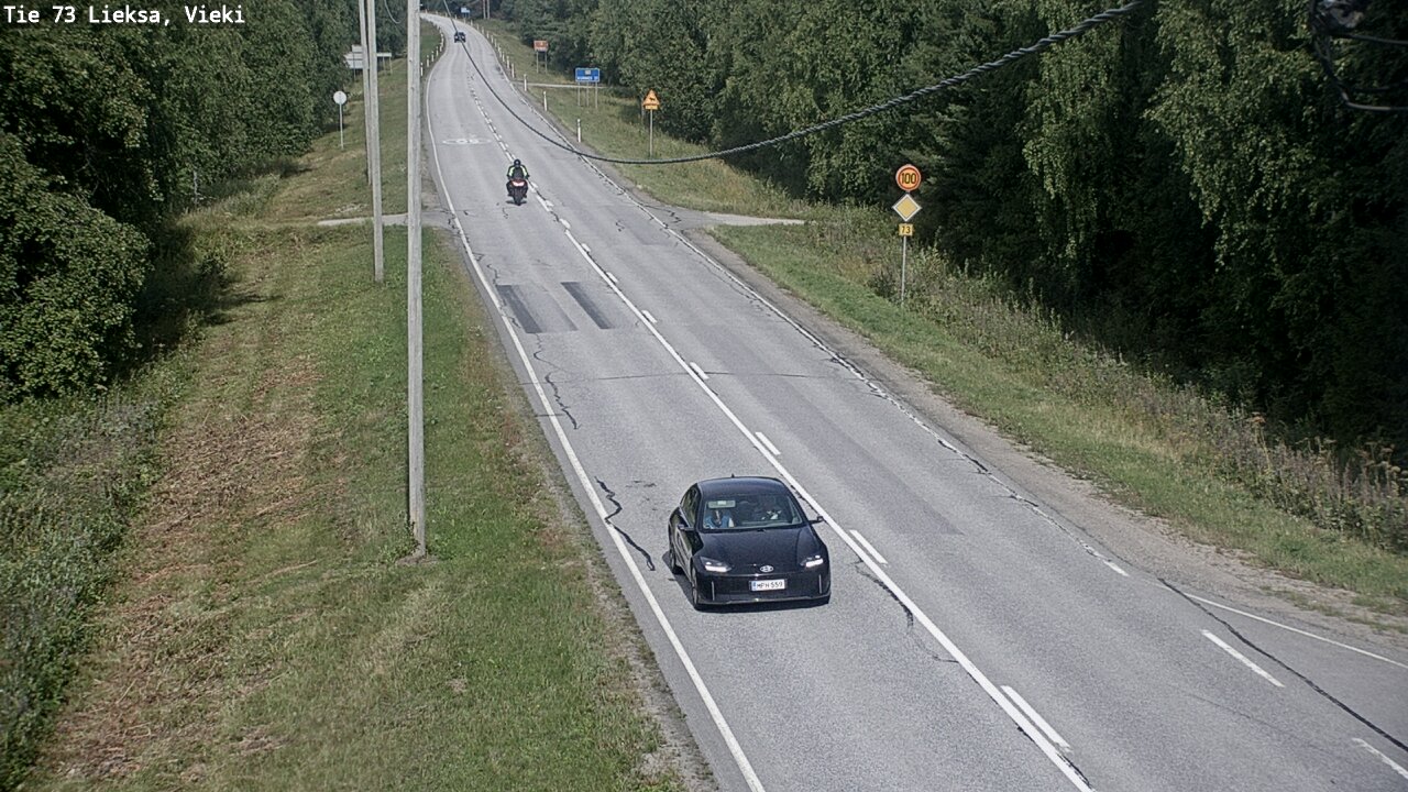 Weather Camera Image Väg 73 Lieksa, Vieki, Lieksa, Pohjois-Karjala