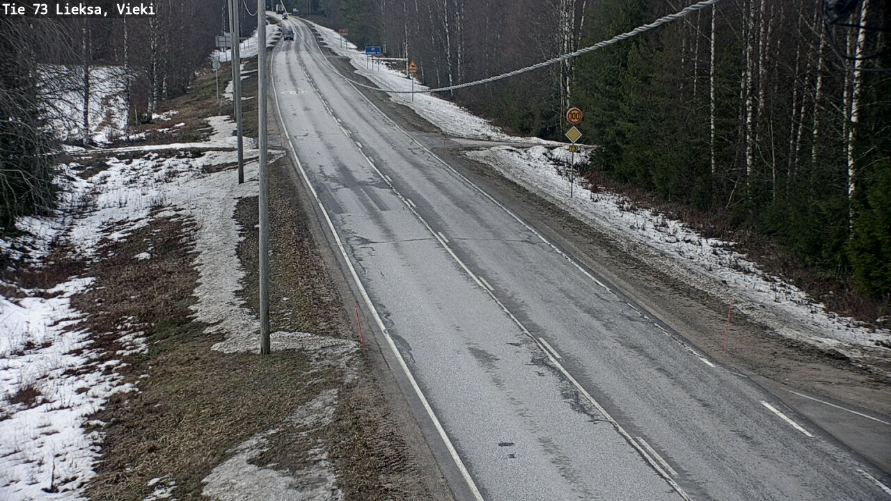 Kelikamerat Kuva Tie 73 Lieksa; Vieki, Lieksa, Pohjois-Karjala
