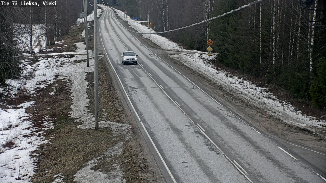 Kelikamerat Kuva Tie 73 Lieksa; Vieki, Lieksa, Pohjois-Karjala
