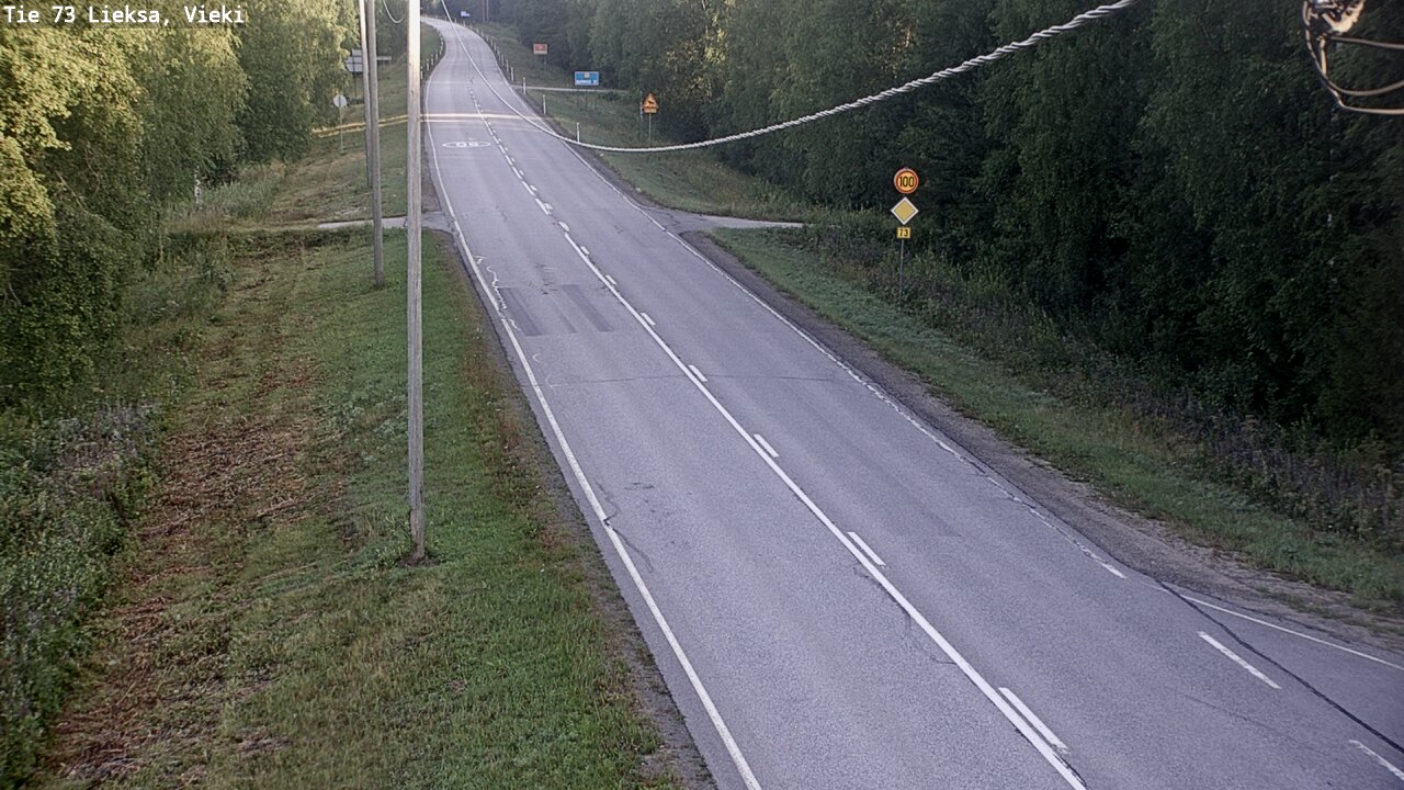 Kelikamerat Kuva Tie 73 Lieksa; Vieki, Lieksa, Pohjois-Karjala