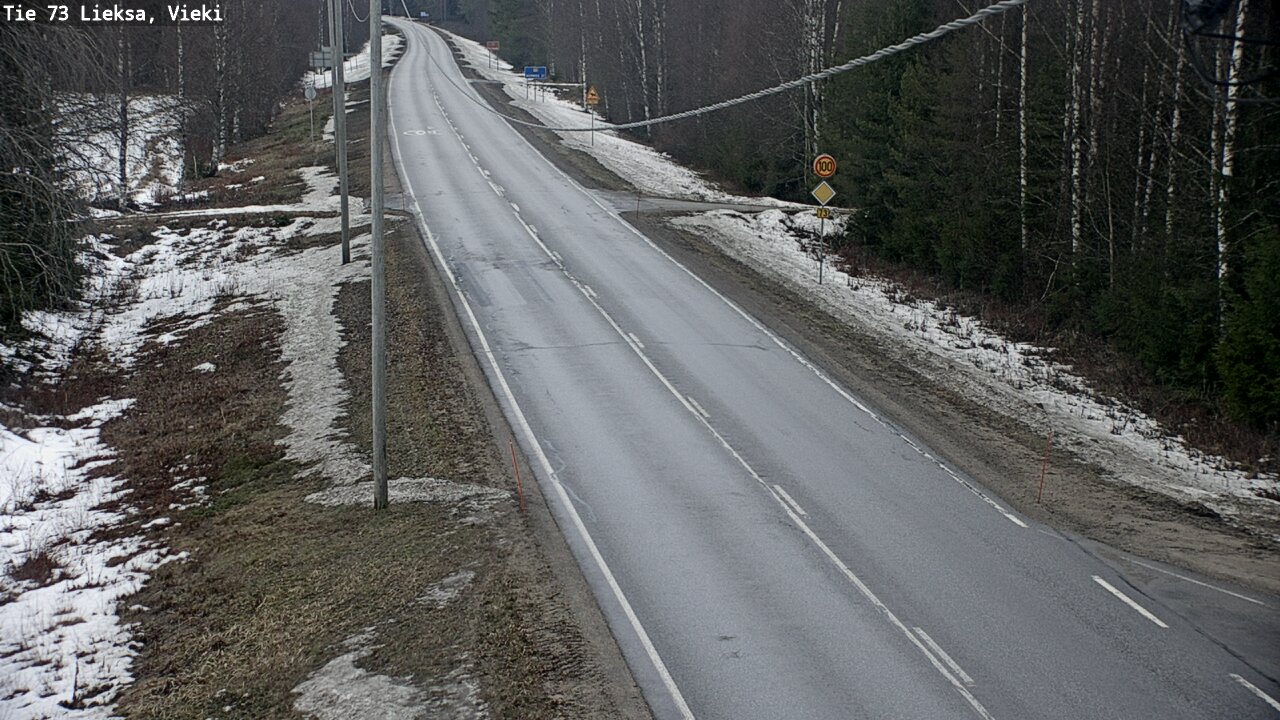 Weather Camera Image Road 73 Lieksa, Vieki, Lieksa, Pohjois-Karjala