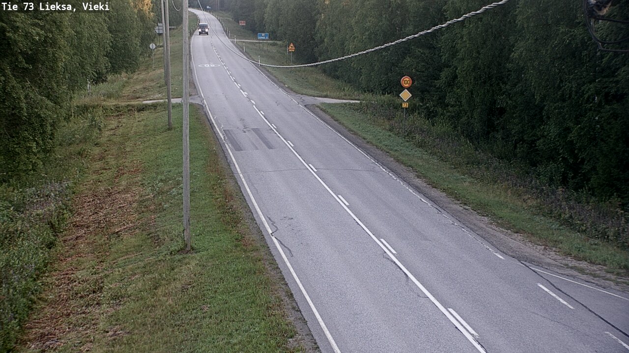 Kelikamerat Kuva Tie 73 Lieksa; Vieki, Lieksa, Pohjois-Karjala