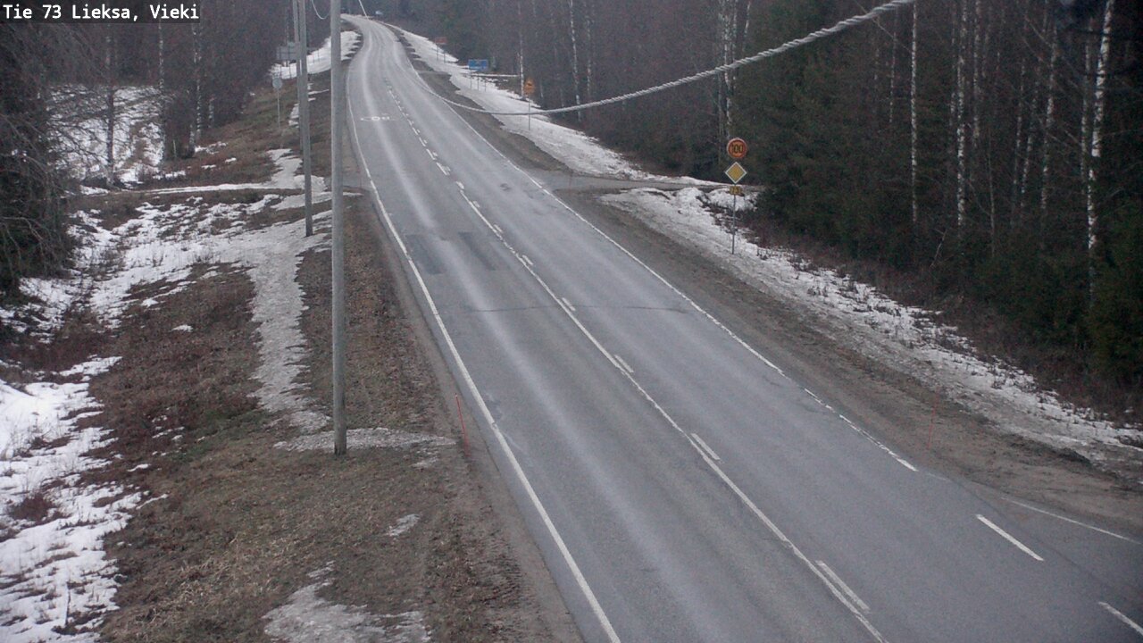 Weather Camera Image Road 73 Lieksa, Vieki, Lieksa, Pohjois-Karjala