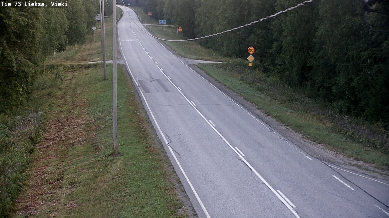 Kelikamerat Kuva Tie 73 Lieksa; Vieki, Lieksa, Pohjois-Karjala