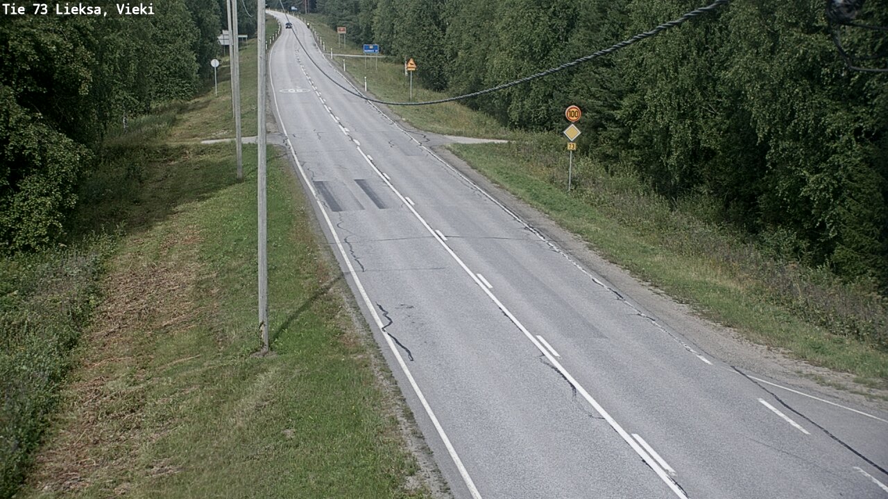 Weather Camera Image Väg 73 Lieksa, Vieki, Lieksa, Pohjois-Karjala