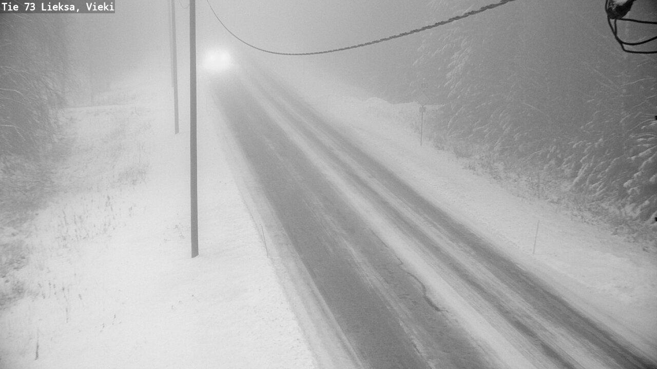 Weather Camera Image Road 73 Lieksa, Vieki, Lieksa, Pohjois-Karjala