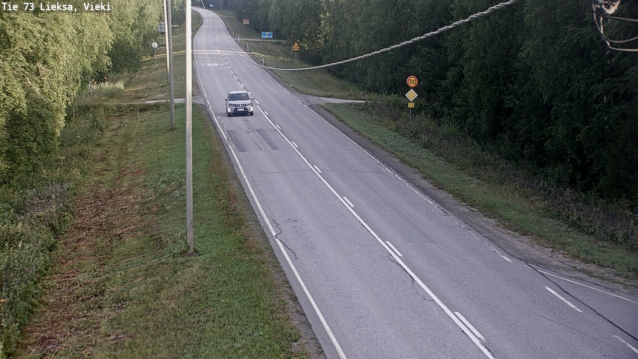 Kelikamerat Kuva Tie 73 Lieksa; Vieki, Lieksa, Pohjois-Karjala
