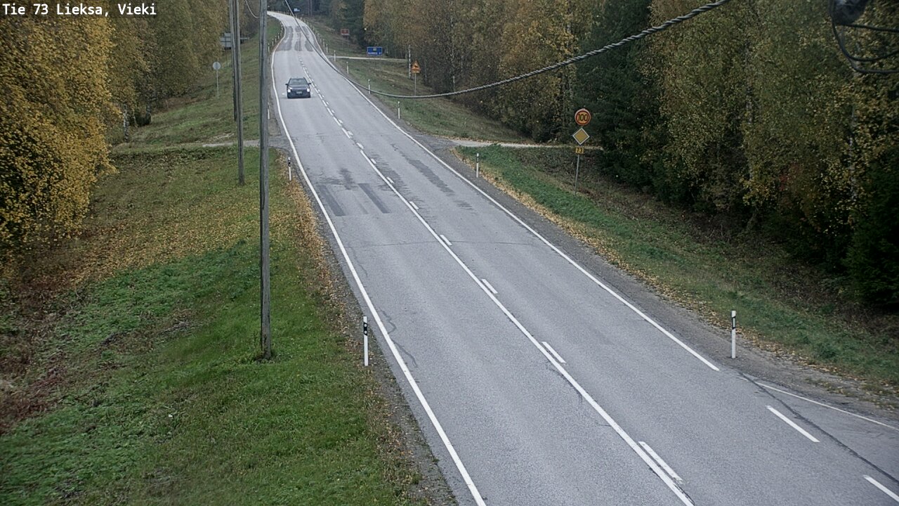 Weather Camera Image Road 73 Lieksa, Vieki, Lieksa, Pohjois-Karjala