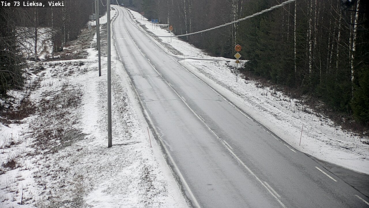 Kelikamerat Kuva Tie 73 Lieksa; Vieki, Lieksa, Pohjois-Karjala
