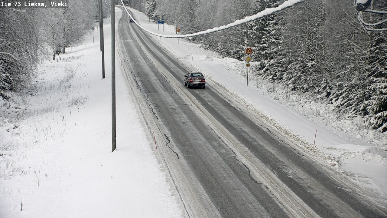 Weather Camera Image Väg 73 Lieksa, Vieki, Lieksa, Pohjois-Karjala