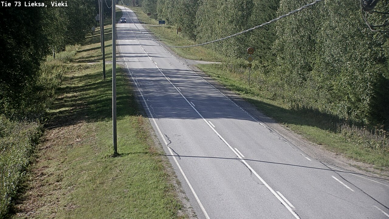 Kelikamerat Kuva Tie 73 Lieksa; Vieki, Lieksa, Pohjois-Karjala