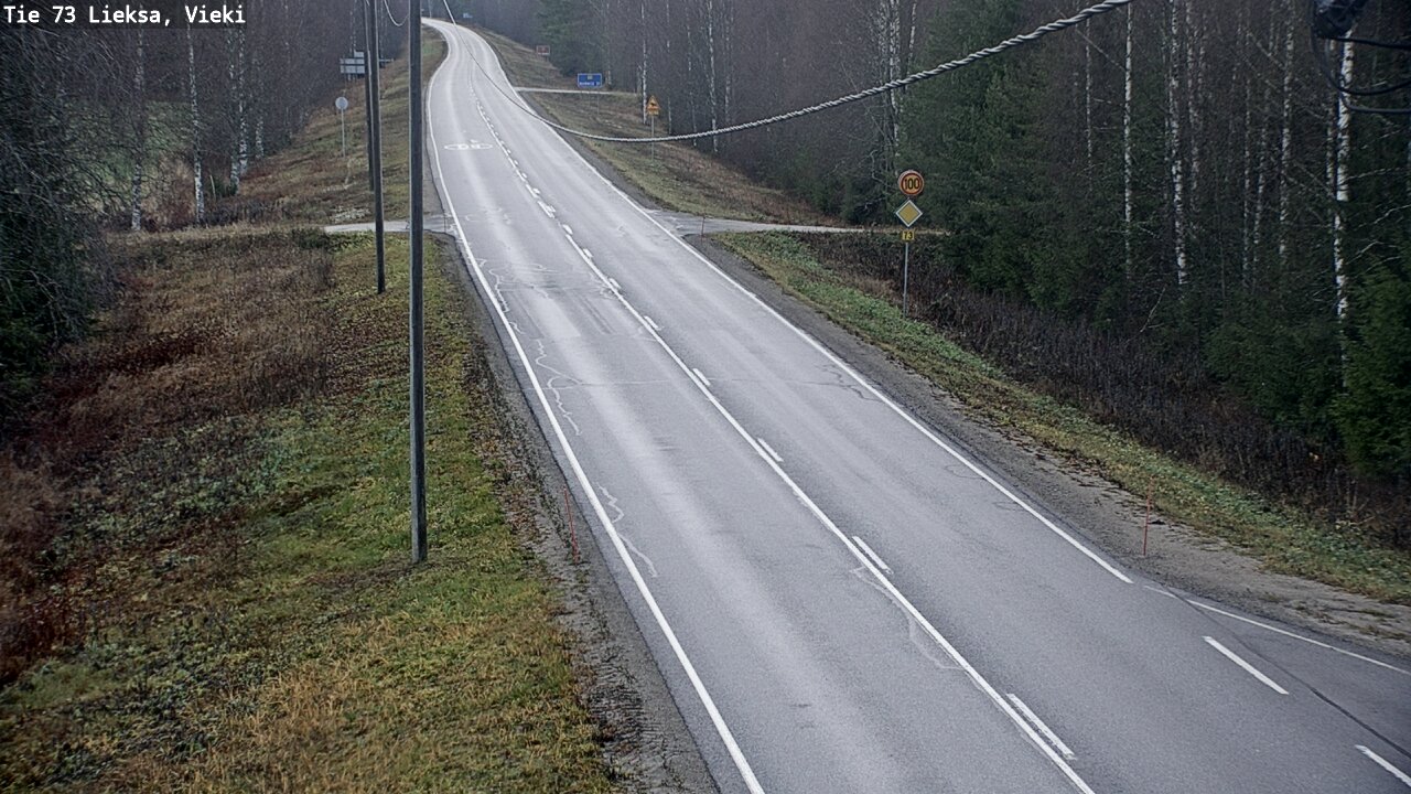 Kelikamerat Kuva Tie 73 Lieksa; Vieki, Lieksa, Pohjois-Karjala