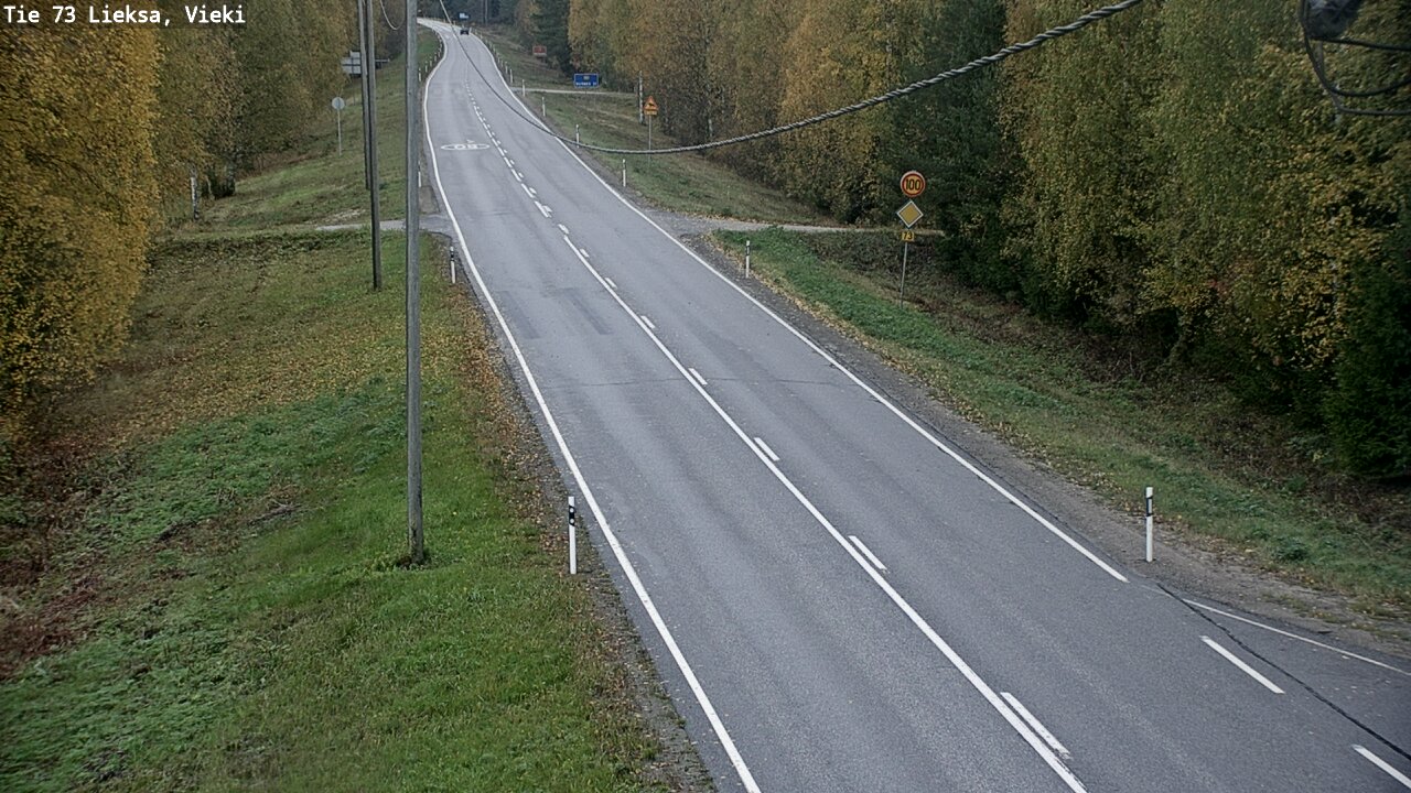 Kelikamerat Kuva Tie 73 Lieksa; Vieki, Lieksa, Pohjois-Karjala