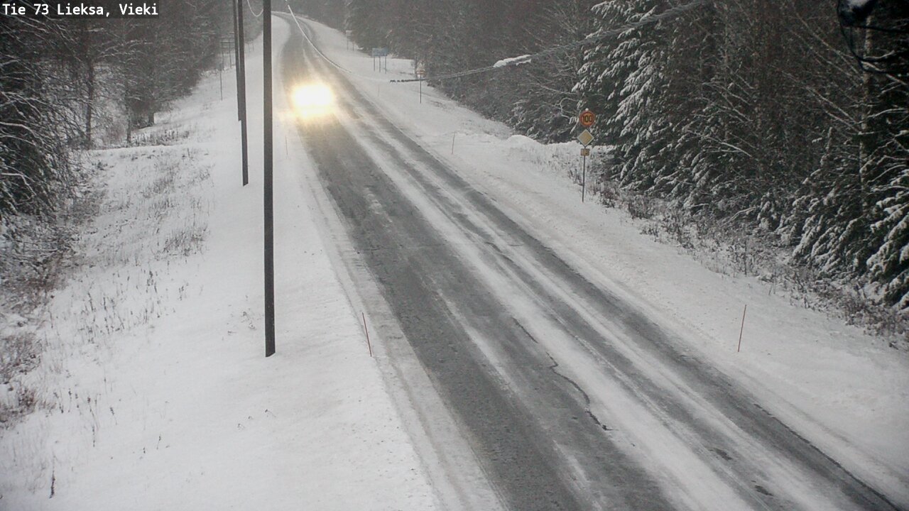 Weather Camera Image Road 73 Lieksa, Vieki, Lieksa, Pohjois-Karjala