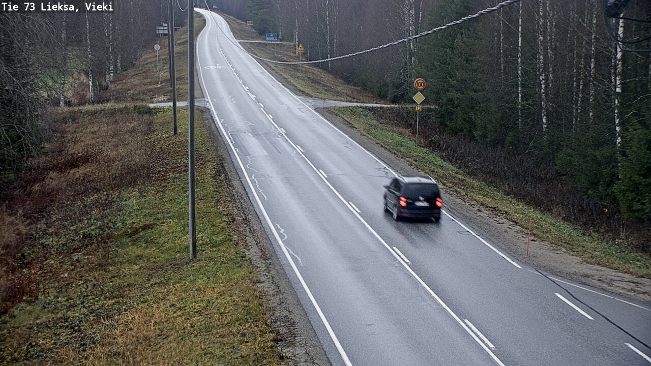 Kelikamerat Kuva Tie 73 Lieksa; Vieki, Lieksa, Pohjois-Karjala