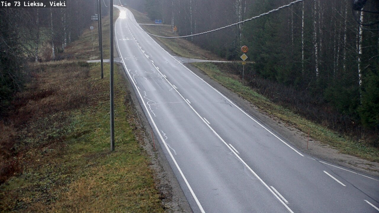 Kelikamerat Kuva Tie 73 Lieksa; Vieki, Lieksa, Pohjois-Karjala