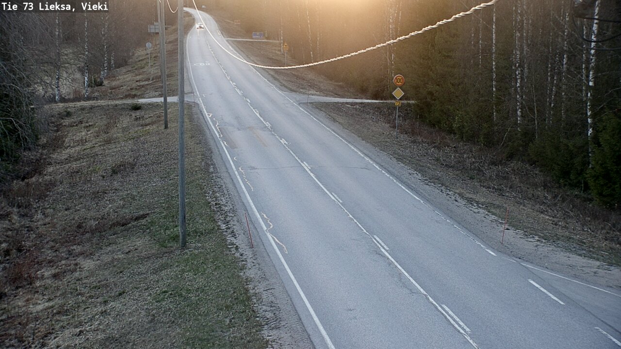 Kelikamerat Kuva Tie 73 Lieksa; Vieki, Lieksa, Pohjois-Karjala
