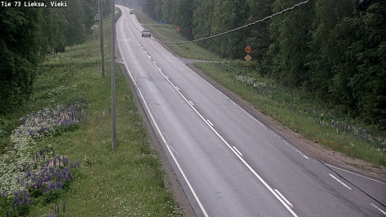 Weather Camera Image Väg 73 Lieksa, Vieki, Lieksa, Pohjois-Karjala