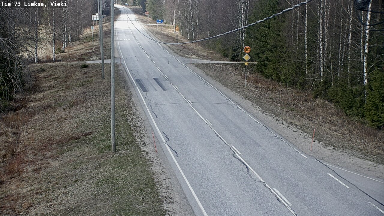 Kelikamerat Kuva Tie 73 Lieksa; Vieki, Lieksa, Pohjois-Karjala