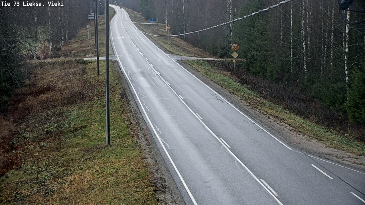 Kelikamerat Kuva Tie 73 Lieksa; Vieki, Lieksa, Pohjois-Karjala