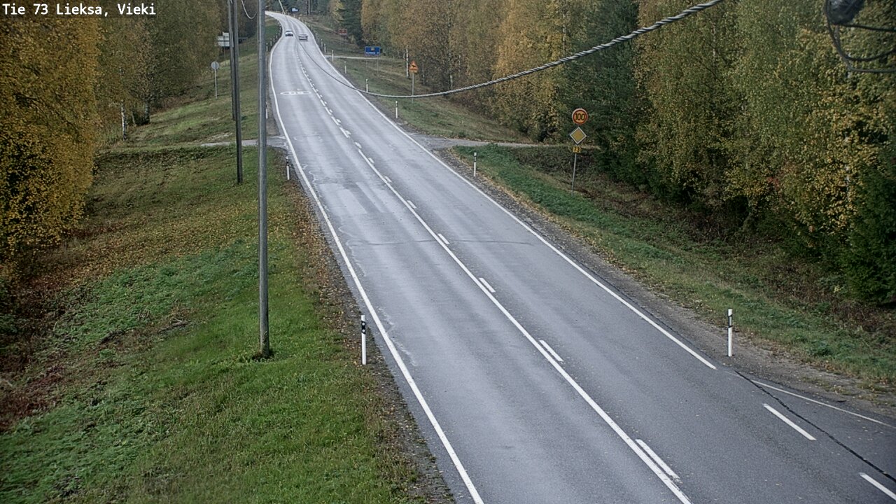 Kelikamerat Kuva Tie 73 Lieksa; Vieki, Lieksa, Pohjois-Karjala