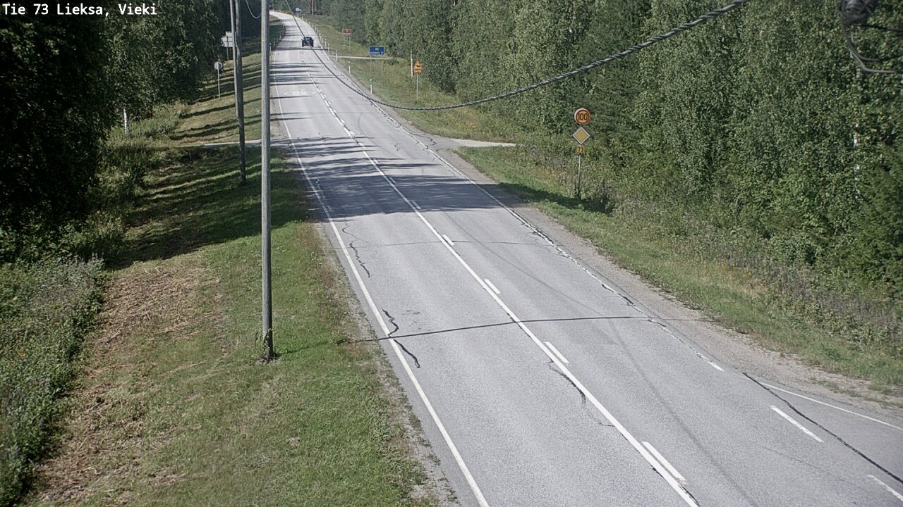 Kelikamerat Kuva Tie 73 Lieksa; Vieki, Lieksa, Pohjois-Karjala