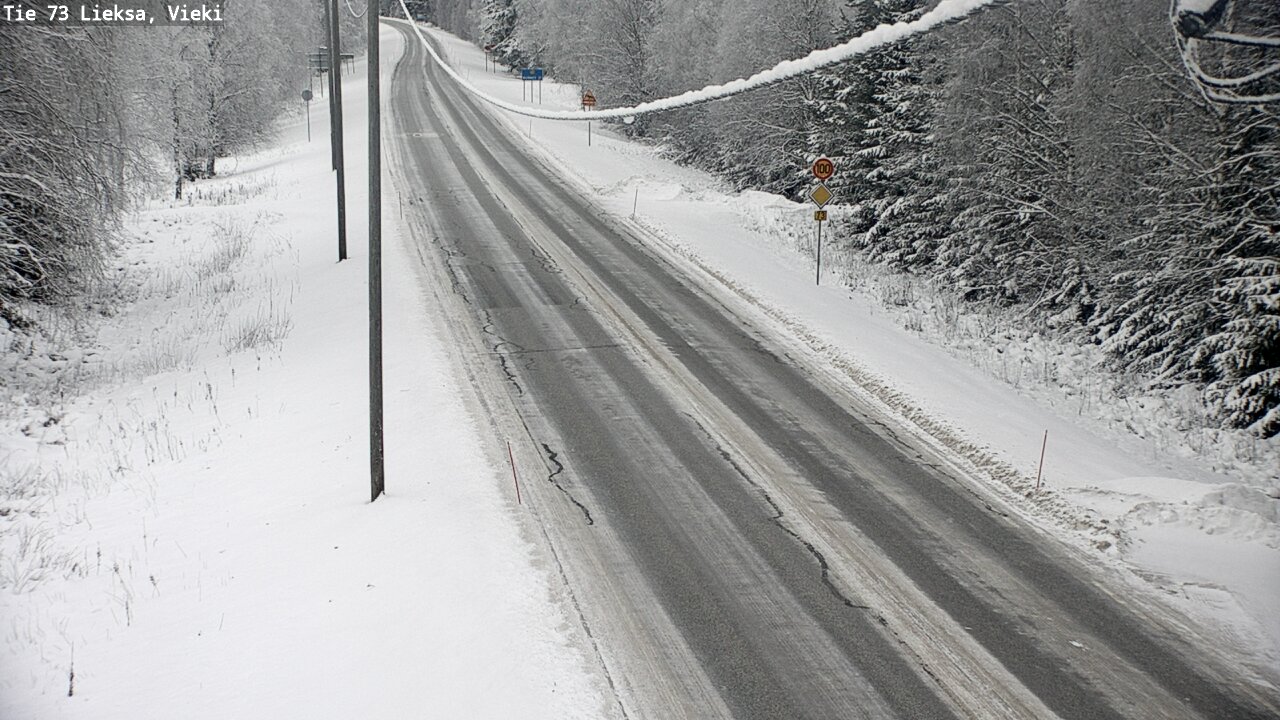Kelikamerat Kuva Tie 73 Lieksa; Vieki, Lieksa, Pohjois-Karjala