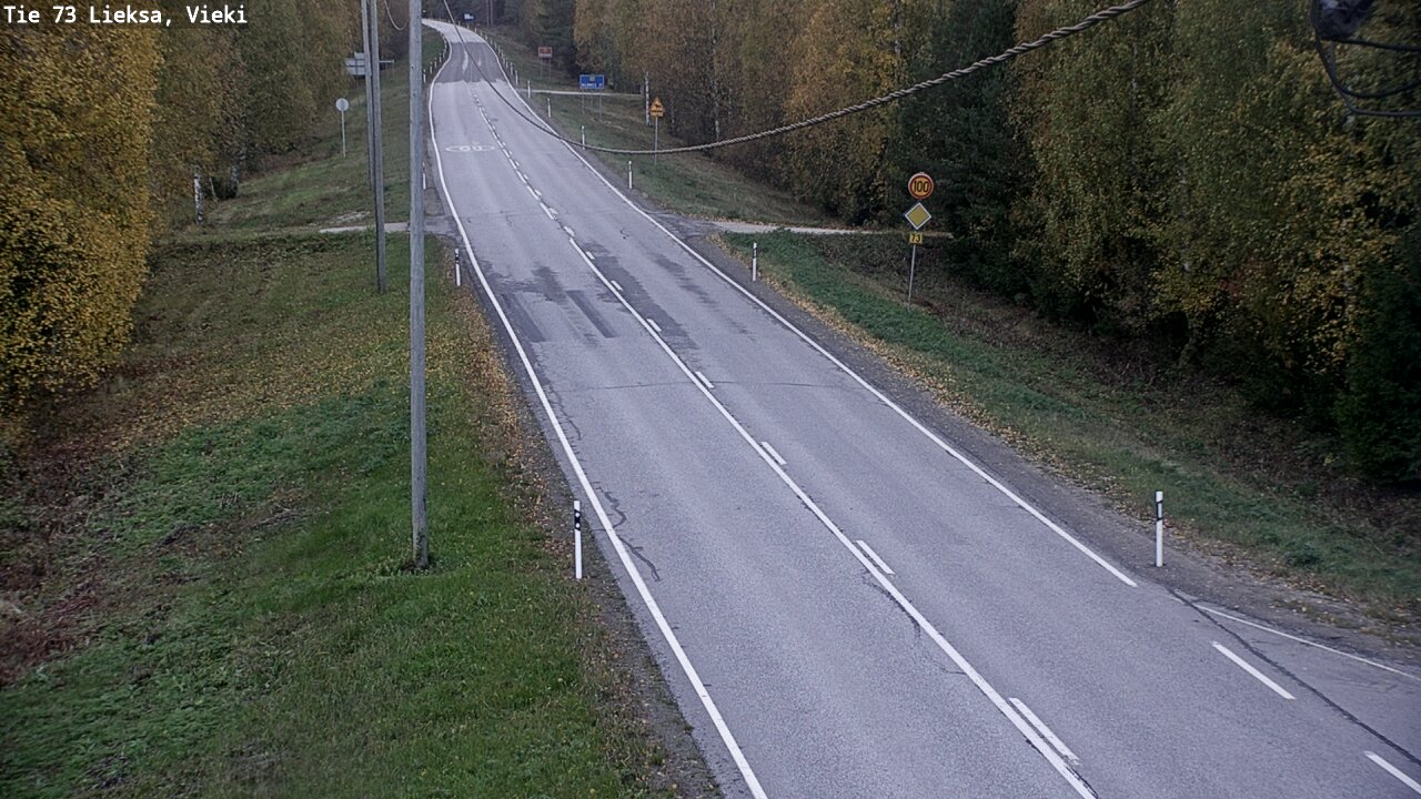 Kelikamerat Kuva Tie 73 Lieksa; Vieki, Lieksa, Pohjois-Karjala