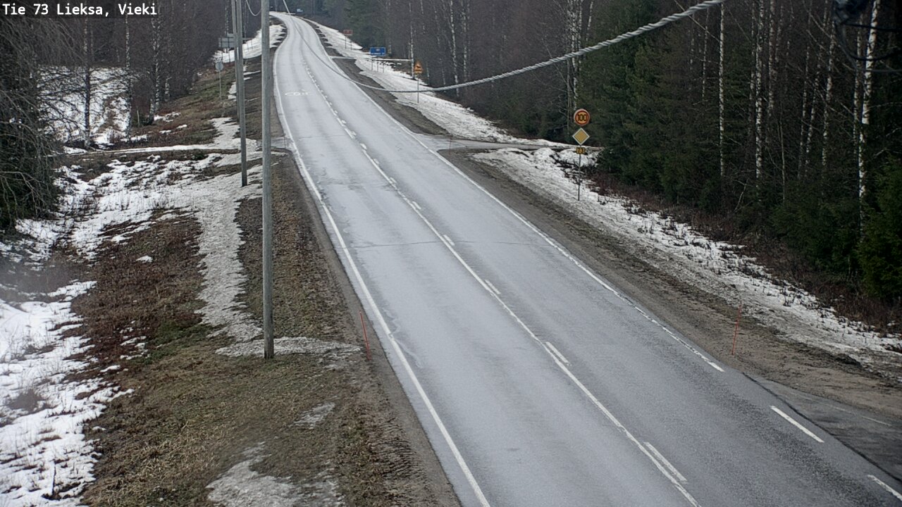 Weather Camera Image Road 73 Lieksa, Vieki, Lieksa, Pohjois-Karjala