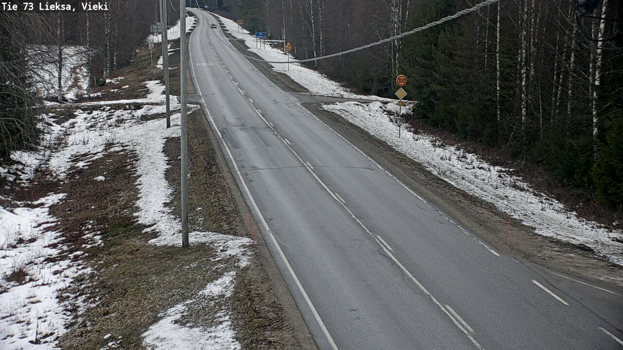 Kelikamerat Kuva Tie 73 Lieksa; Vieki, Lieksa, Pohjois-Karjala