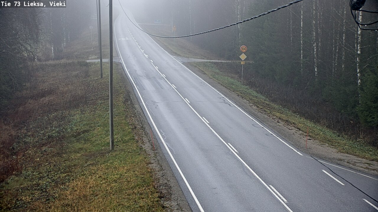 Kelikamerat Kuva Tie 73 Lieksa; Vieki, Lieksa, Pohjois-Karjala