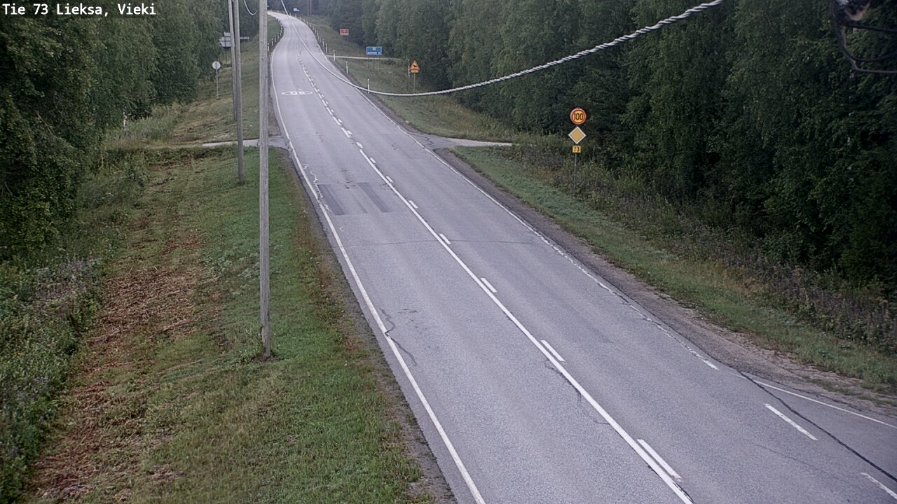 Weather Camera Image Road 73 Lieksa, Vieki, Lieksa, Pohjois-Karjala