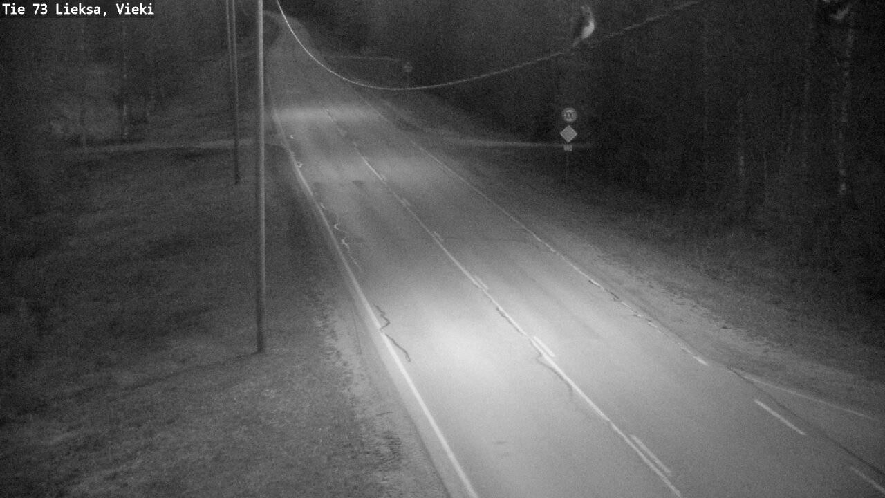 Weather Camera Image Väg 73 Lieksa, Vieki, Lieksa, Pohjois-Karjala