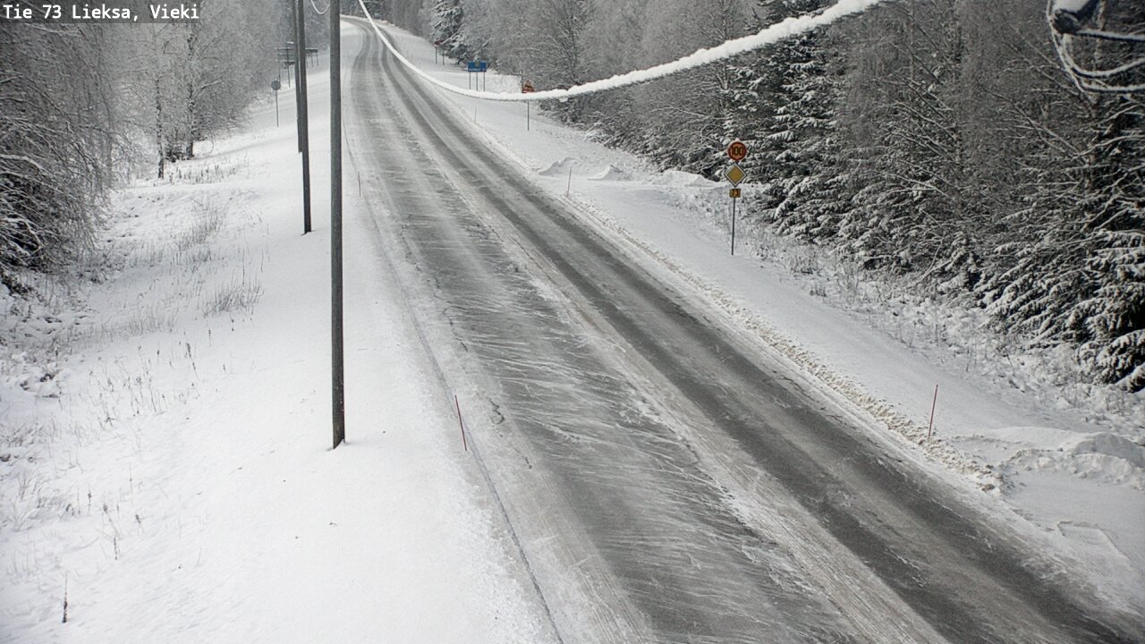Kelikamerat Kuva Tie 73 Lieksa; Vieki, Lieksa, Pohjois-Karjala
