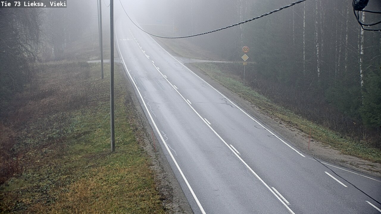 Kelikamerat Kuva Tie 73 Lieksa; Vieki, Lieksa, Pohjois-Karjala