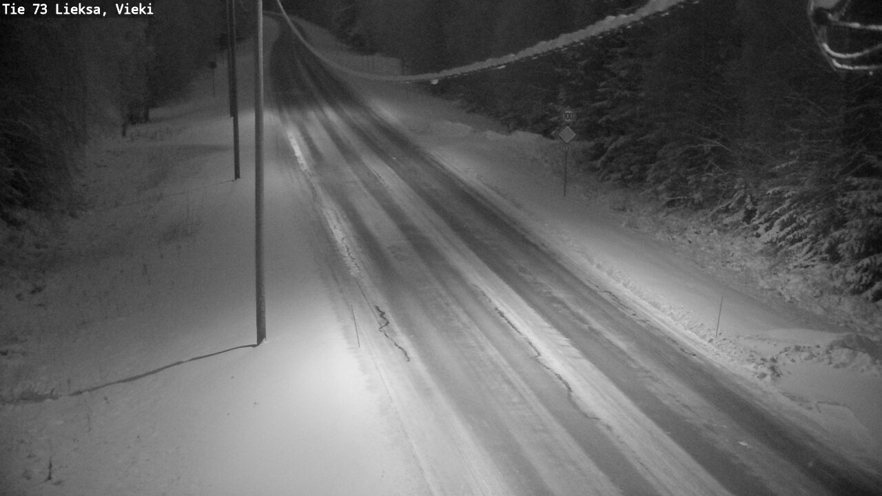 Kelikamerat Kuva Tie 73 Lieksa; Vieki, Lieksa, Pohjois-Karjala