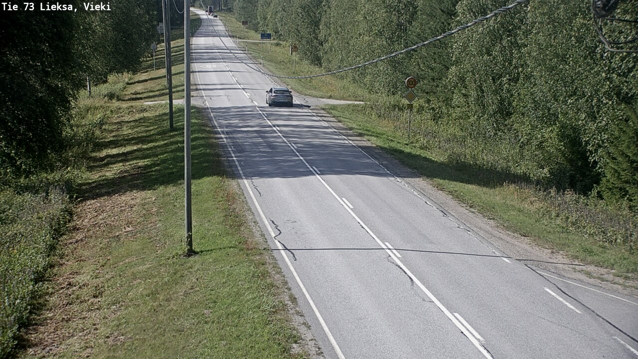 Kelikamerat Kuva Tie 73 Lieksa; Vieki, Lieksa, Pohjois-Karjala