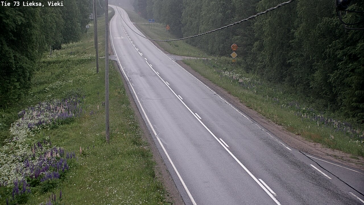 Kelikamerat Kuva Tie 73 Lieksa; Vieki, Lieksa, Pohjois-Karjala