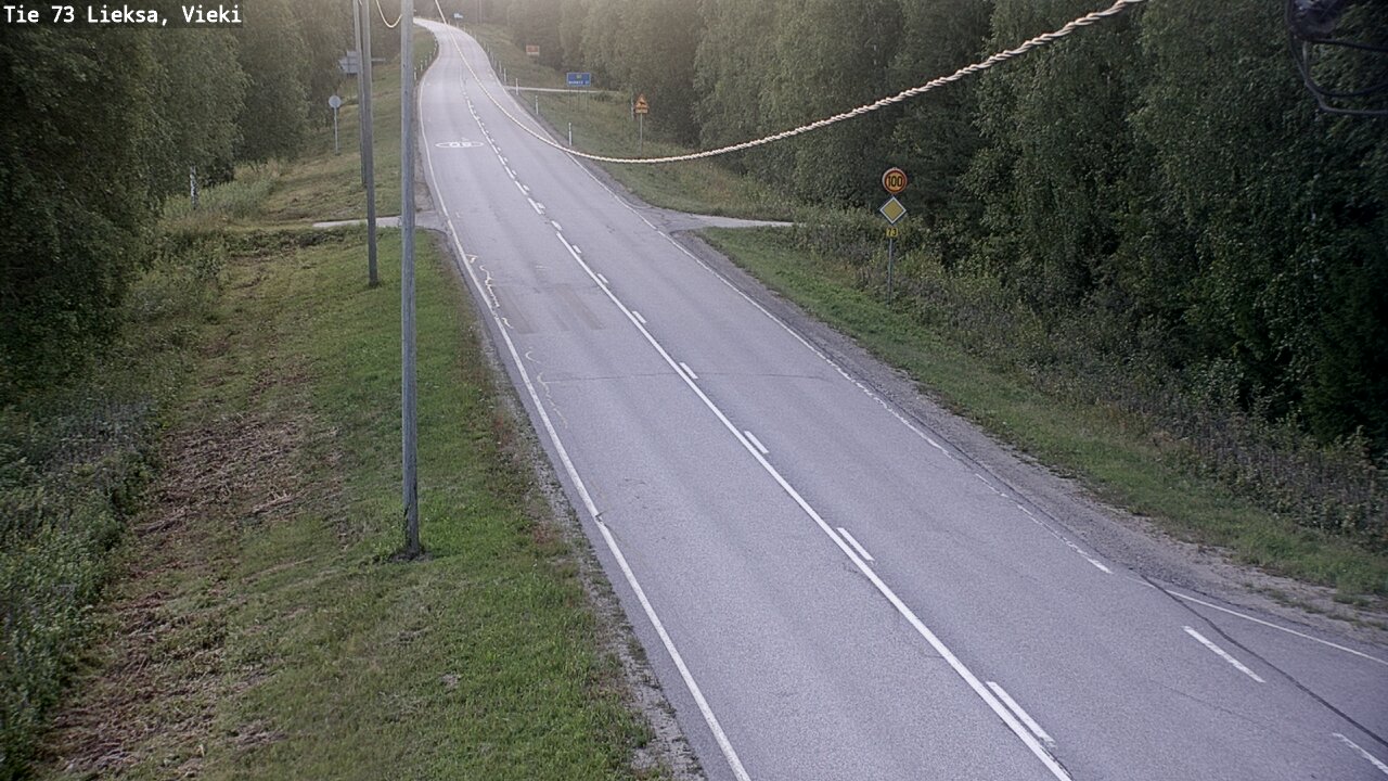 Kelikamerat Kuva Tie 73 Lieksa; Vieki, Lieksa, Pohjois-Karjala