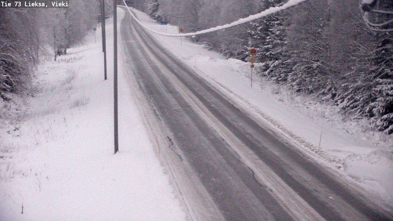 Kelikamerat Kuva Tie 73 Lieksa; Vieki, Lieksa, Pohjois-Karjala