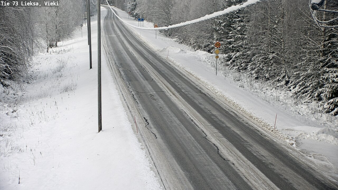 Kelikamerat Kuva Tie 73 Lieksa; Vieki, Lieksa, Pohjois-Karjala