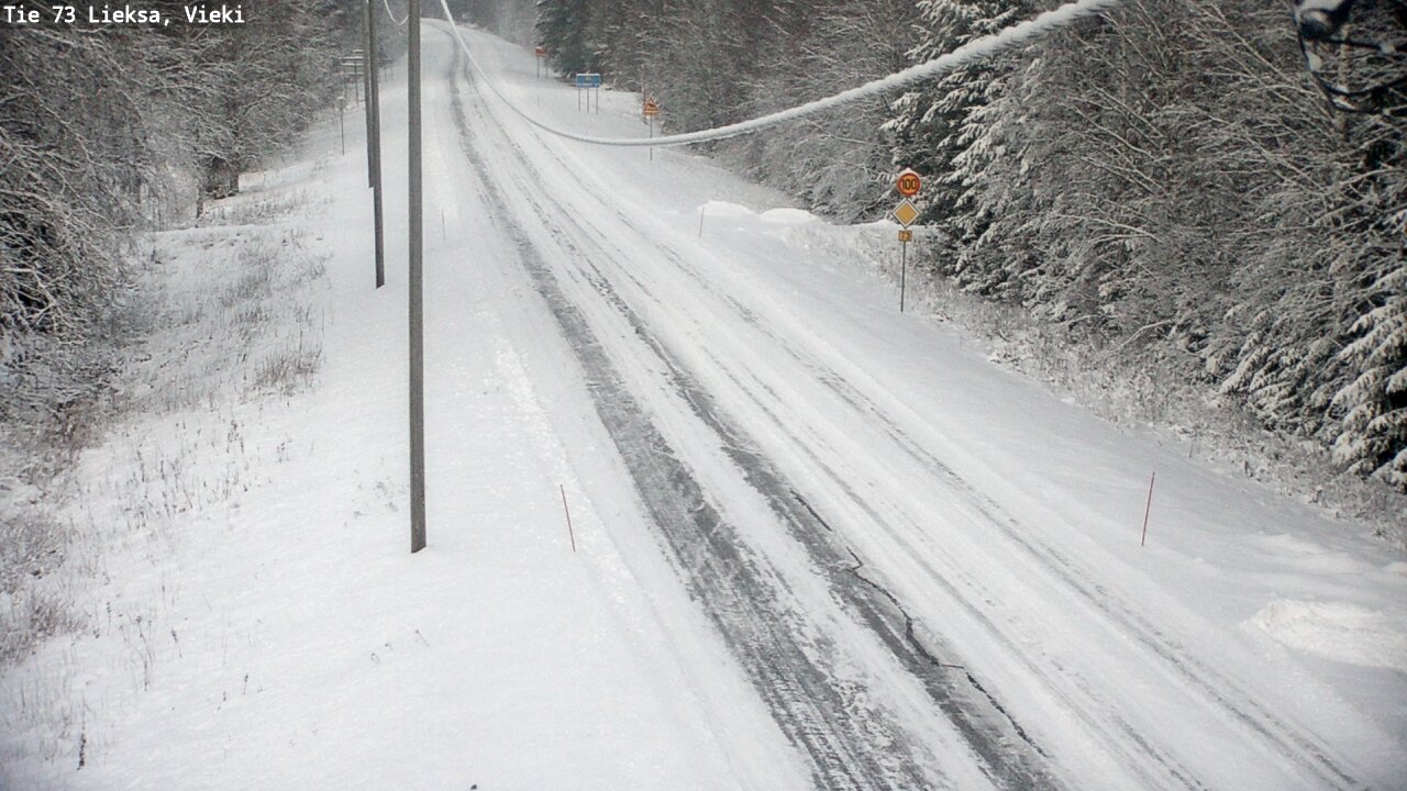 Kelikamerat Kuva Tie 73 Lieksa; Vieki, Lieksa, Pohjois-Karjala