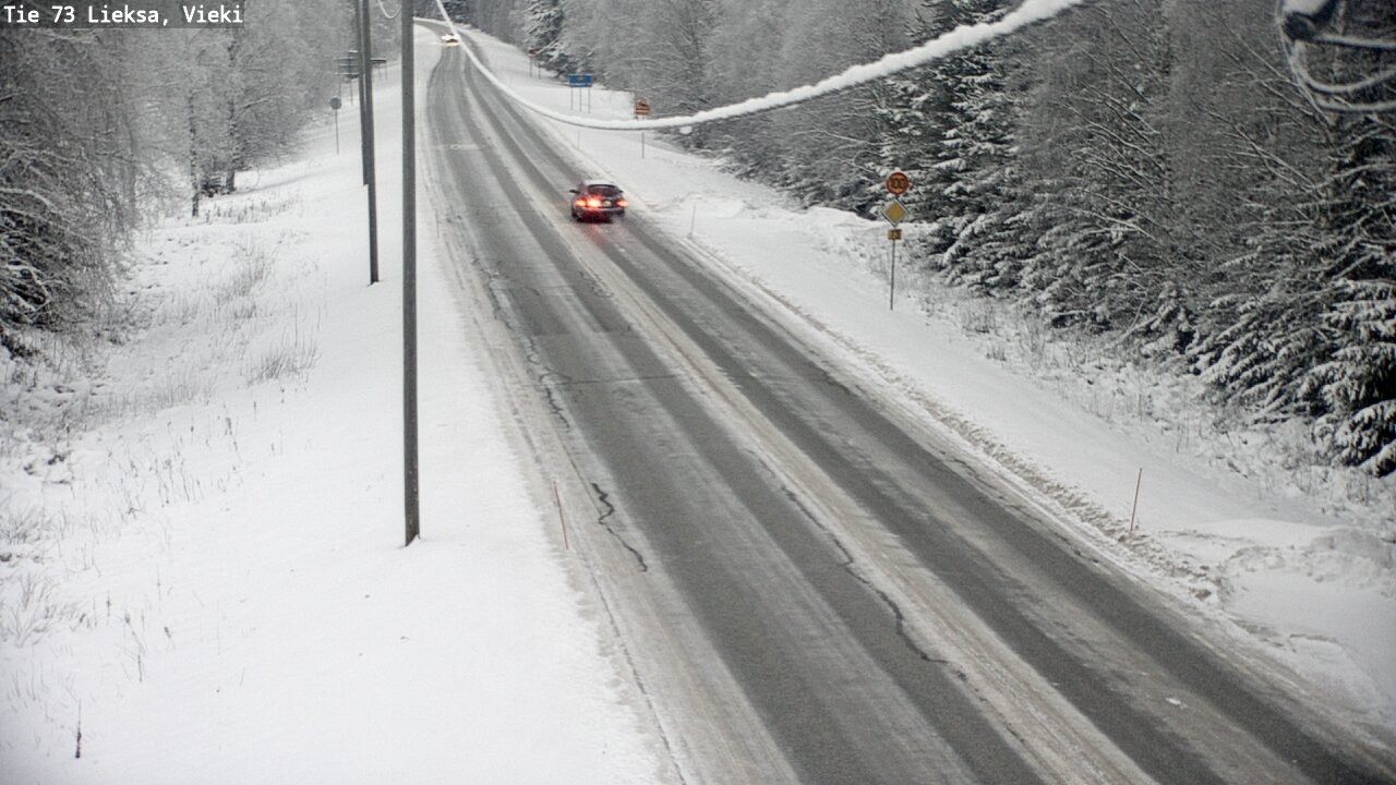 Kelikamerat Kuva Tie 73 Lieksa; Vieki, Lieksa, Pohjois-Karjala
