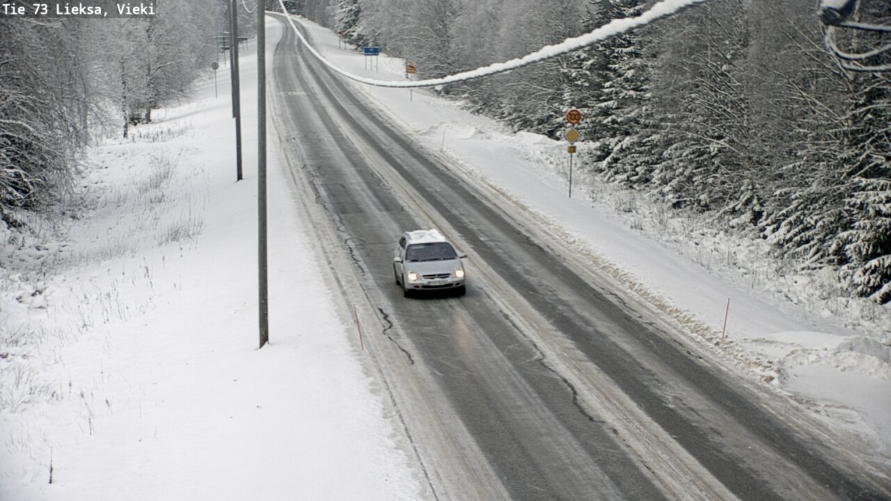 Weather Camera Image Väg 73 Lieksa, Vieki, Lieksa, Pohjois-Karjala