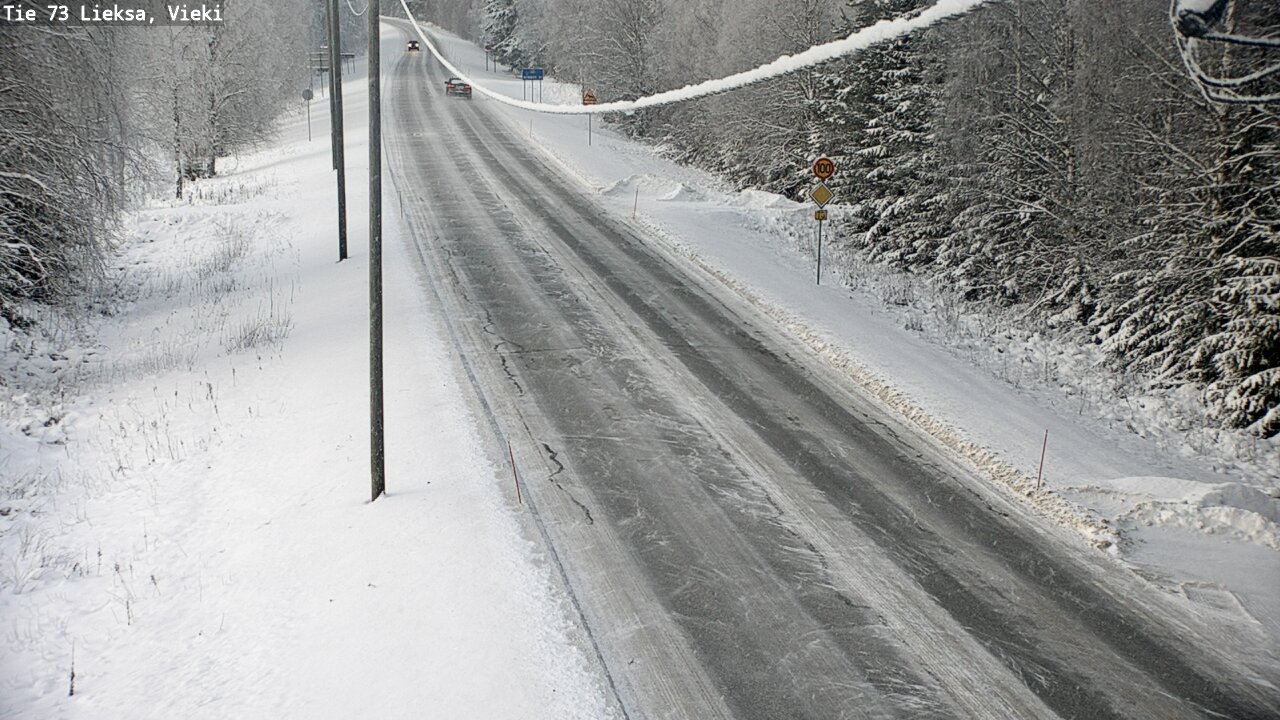 Kelikamerat Kuva Tie 73 Lieksa; Vieki, Lieksa, Pohjois-Karjala